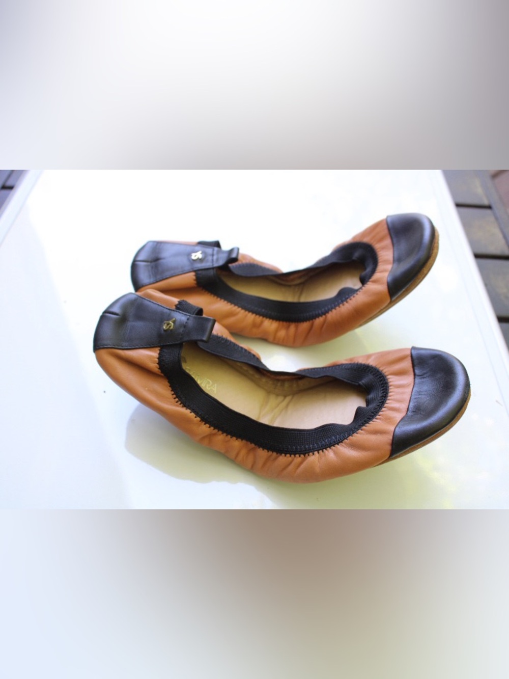 Yosi Samra foldable ballet flats